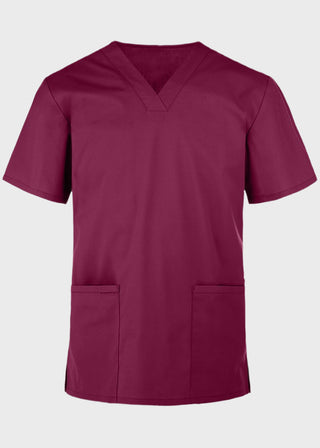 Panda Uniform Made in USA Women's Two Pocket V-Neck Basic Nurse Scrub Top