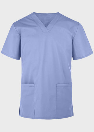 Panda Uniform Made in USA Women's Two Pocket V-Neck Basic Nurse Scrub Top