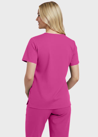 Panda Uniform Women's Two Pocket V-Neck Basic Nurse Scrub Top