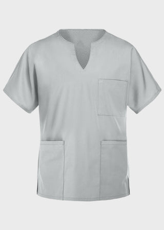 Panda Uniform Made in USA Women's Three Pocket Split Neck Nursing Scrub Top