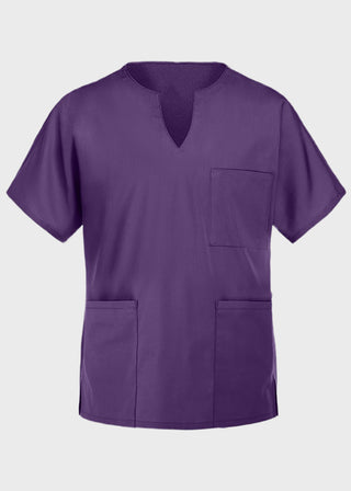 Panda Uniform Women's Three Pocket Split Neck Nursing Scrub Top