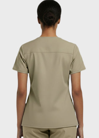 Panda Uniform Made in USA Women's V-Neck Single Pocket Scrub Top