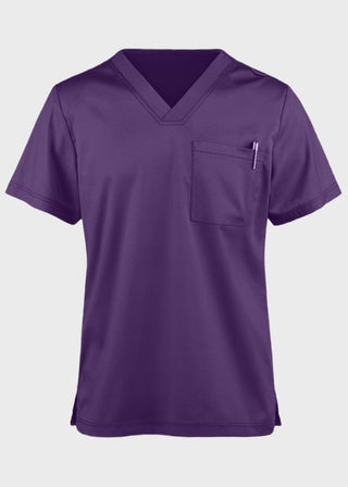 Panda Uniform Women's V-Neck Single Pocket Scrub Top