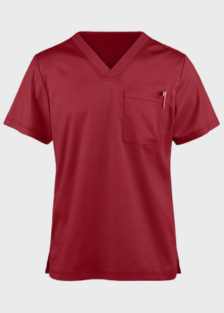 Panda Uniform Women's V-Neck Single Pocket Scrub Top