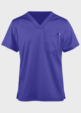 Panda Uniform Women's V-Neck Single Pocket Scrub Top