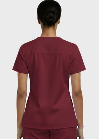 Panda Uniform Made in USA Women's V-Neck Single Pocket Scrub Top