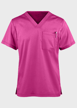 Panda Uniform Women's V-Neck Single Pocket Scrub Top