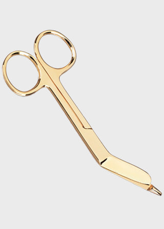 Prestige Unisex 4.5 Gold Plated Bandage Scissor