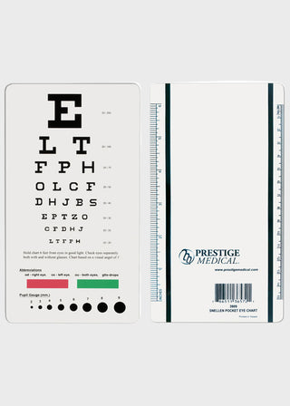Prestige Snellen Pocket Eye Chart