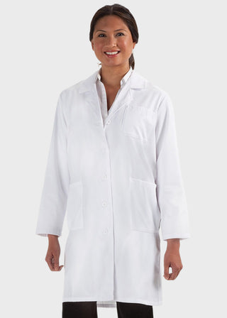 Prestige Women's Back Belt Long Lab Coat