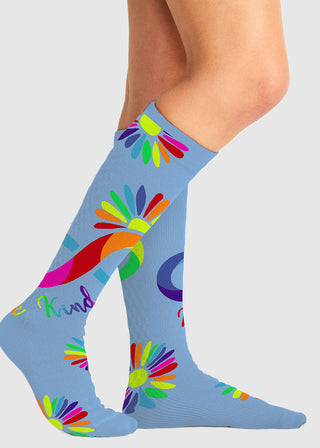 Cherokee Legwear Women's Compression Socks in Autism Love