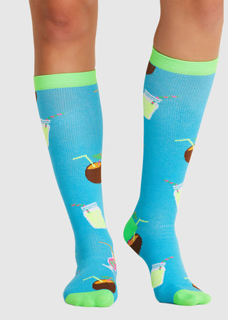 Cherokee Women's Drink Up Support Socks