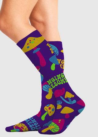 Cherokee Legwear Women's Compression Socks in Fungi