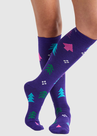 Cherokee Women's Trees Galore Support Socks
