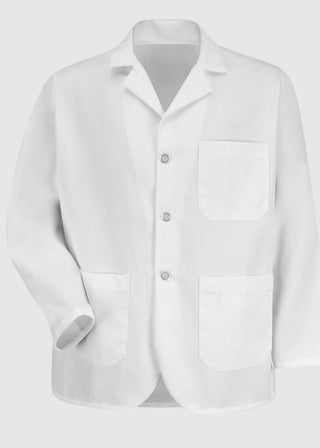 Red Kap Men's White Long Sleeve Counter Coat