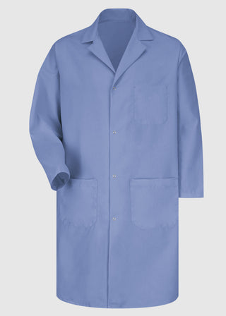 Red Kap Men's Gripper-Front Lab Coat