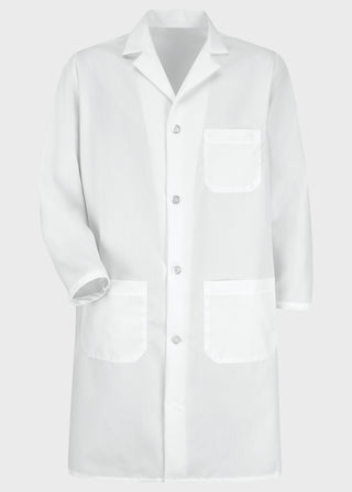 507WHT MENS WHITE LS LAB COAT