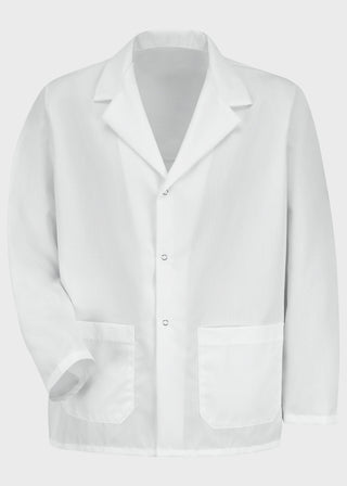 Red Kap Men's Two Pocket 30 Inches Specialized Lapel Counter Coat