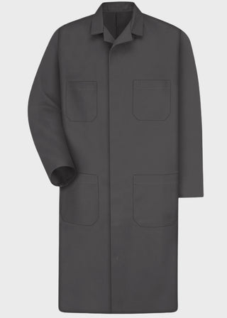 Red Kap Men's Charcoal Shop Coat