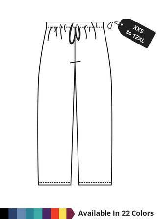 Made To Order Women's 31 Inches Low Rise Drawstring Medical Scrub Pants