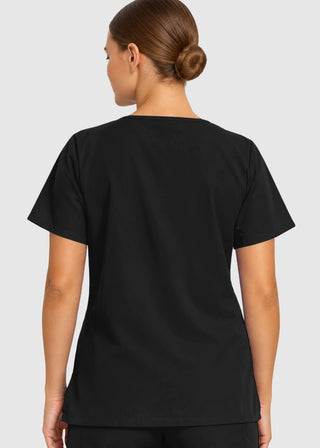 Labcoat HQ Women's Double Pocket V-Neck Nursing Top