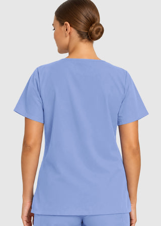 Labcoat HQ Women's Double Pocket V-Neck Nursing Top