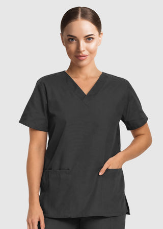 Labcoat HQ Women's Double Pocket V-Neck Nursing Top