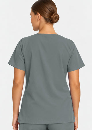 Labcoat HQ Women's Double Pocket V-Neck Nursing Top