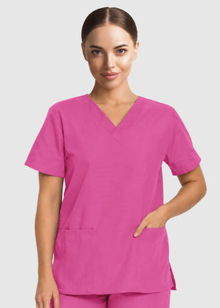 Labcoat HQ Women's Double Pocket V-Neck Nursing Top