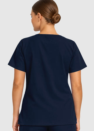 Labcoat HQ Women's Double Pocket V-Neck Nursing Top