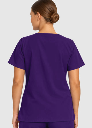 Labcoat HQ Women's Double Pocket V-Neck Nursing Top