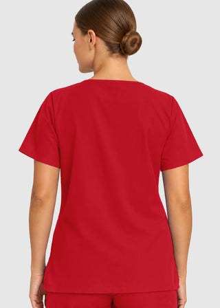 Labcoat HQ Women's Double Pocket V-Neck Nursing Top