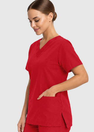 Labcoat HQ Women's Double Pocket V-Neck Nursing Top
