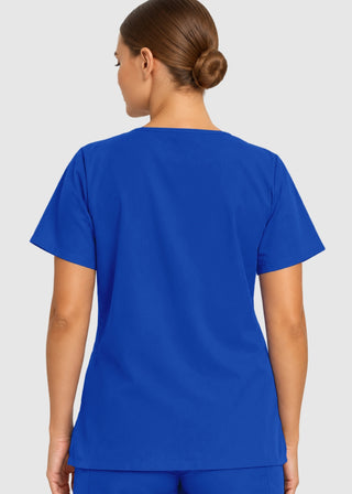 Labcoat HQ Women's Double Pocket V-Neck Nursing Top