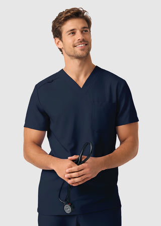 Labcoat HQ Men's 4-Pocket V-Neck Scrub Top