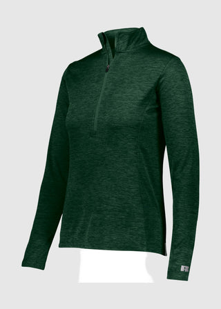 RUSSELL Women's Dri Power Lightweight Quarter Zip Pullover