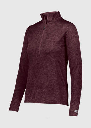 RUSSELL Women's Dri Power Lightweight Quarter Zip Pullover