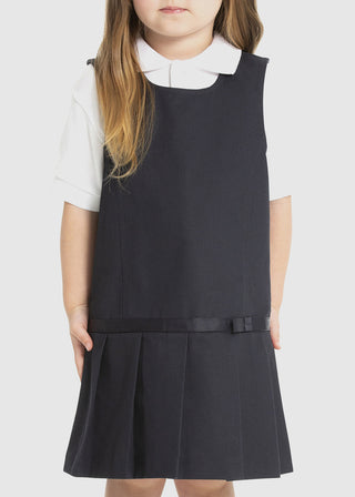 Drop Waist Jumper w/Ribbon Bow