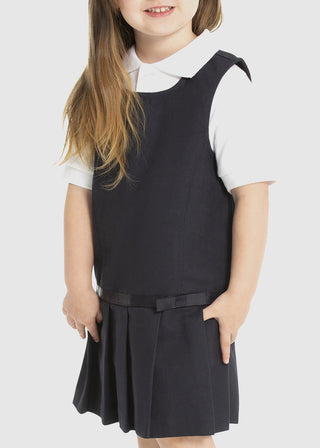 Drop Waist Jumper w/Ribbon Bow