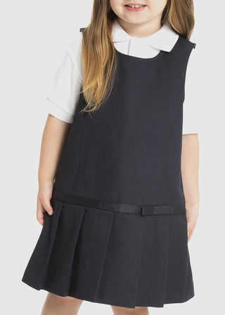 Drop Waist Jumper w/Ribbon Bow