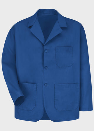 Red Kap Men's Royal Blue Short Lab Coat