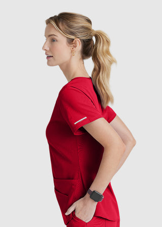 Skechers Women's Vitality V-neck Basic Scrubs Top