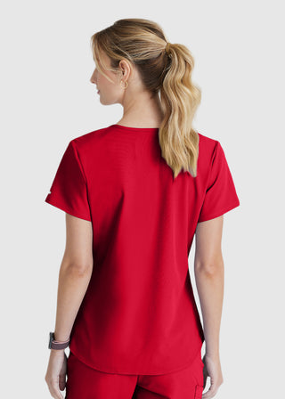 Skechers Women's Vitality V-neck Basic Scrubs Top