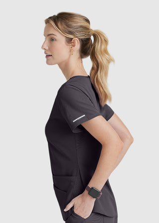 Skechers Women's Vitality V-neck Basic Scrubs Top