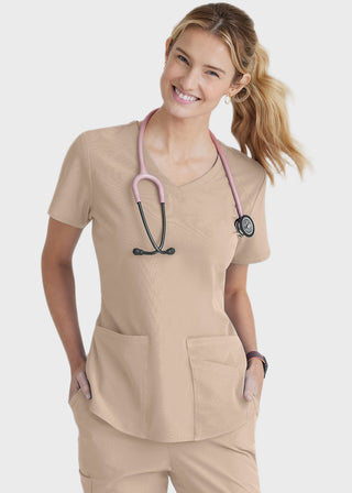 Skechers Women's Vitality V-neck Basic Scrubs Top