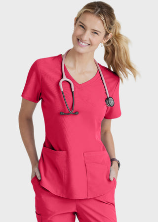 Skechers Women's Vitality V-neck Basic Scrubs Top