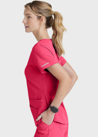 Skechers Women's Vitality V-neck Basic Scrubs Top