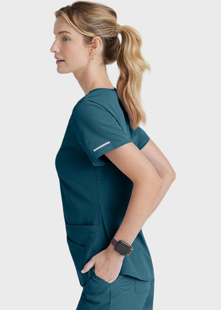 Skechers Women's Vitality V-neck Basic Scrubs Top