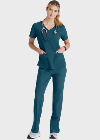 Skechers Women's Vitality V-neck Basic Scrubs Top