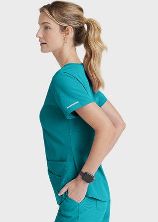 Skechers Women's Vitality V-neck Basic Scrubs Top